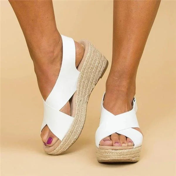 Komfortable Orthopädische Keilabsatz-Espadrilles - Clara 9