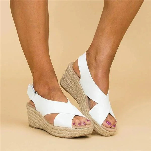 Komfortable Orthopädische Keilabsatz-Espadrilles - Clara 5