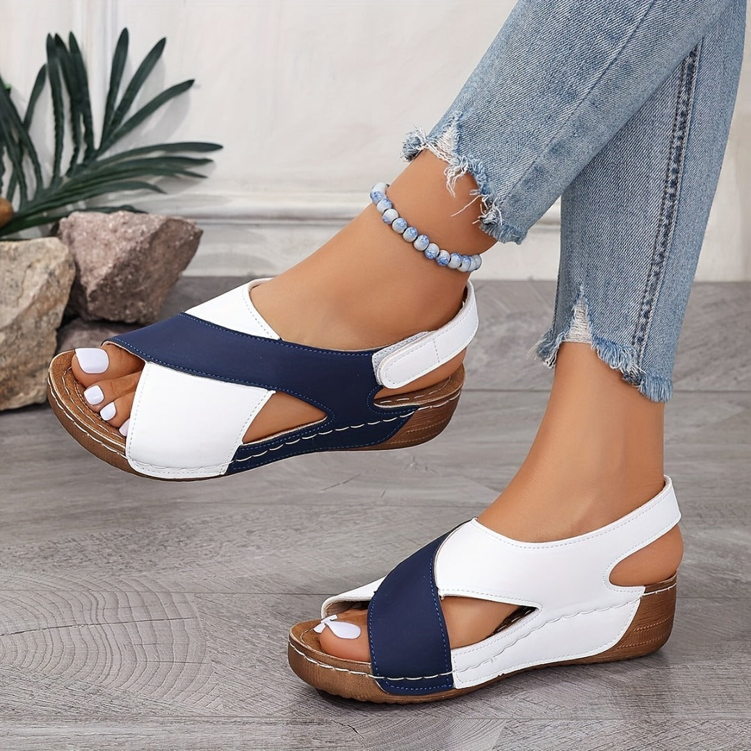 Orthopädische Sandalen Damen | Bequem & Stilvoll mit Keilabsatz