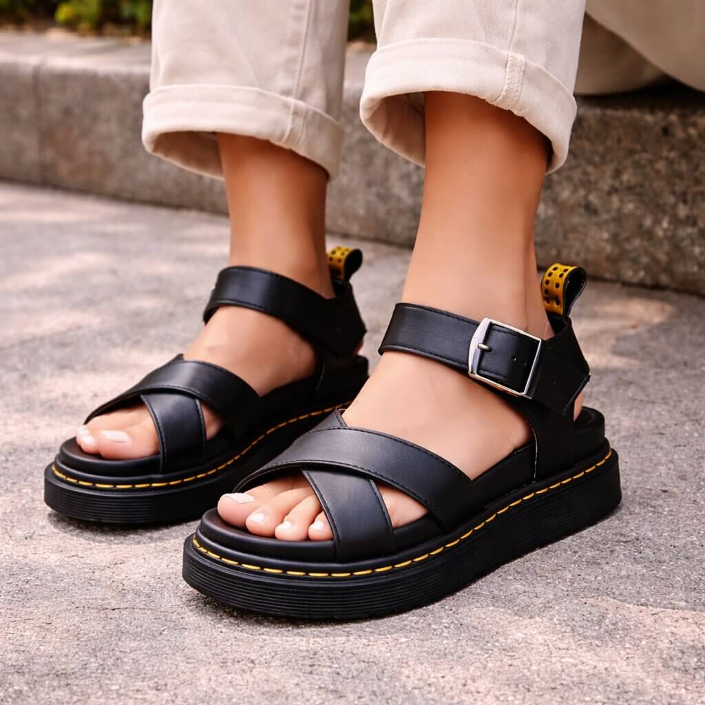 Orthopädische Sandalen Damen | Plateau & Druckentlastender Komfort