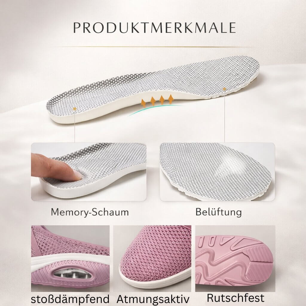 Orthopädische Schuhe Damen | Breite Passform & Weiches Abrollen