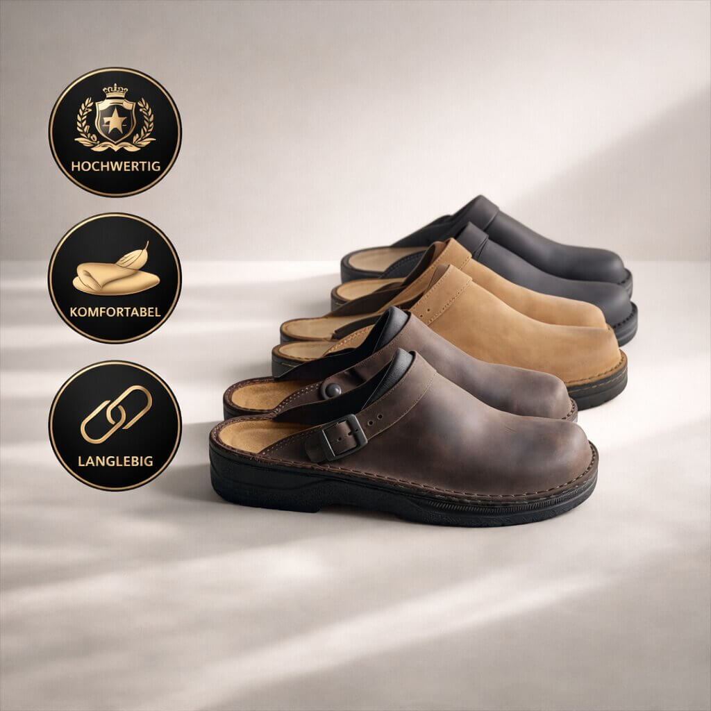 Orthopädische Slipper Damen | Druckentlastender Komfort & Verstellbarer Halt