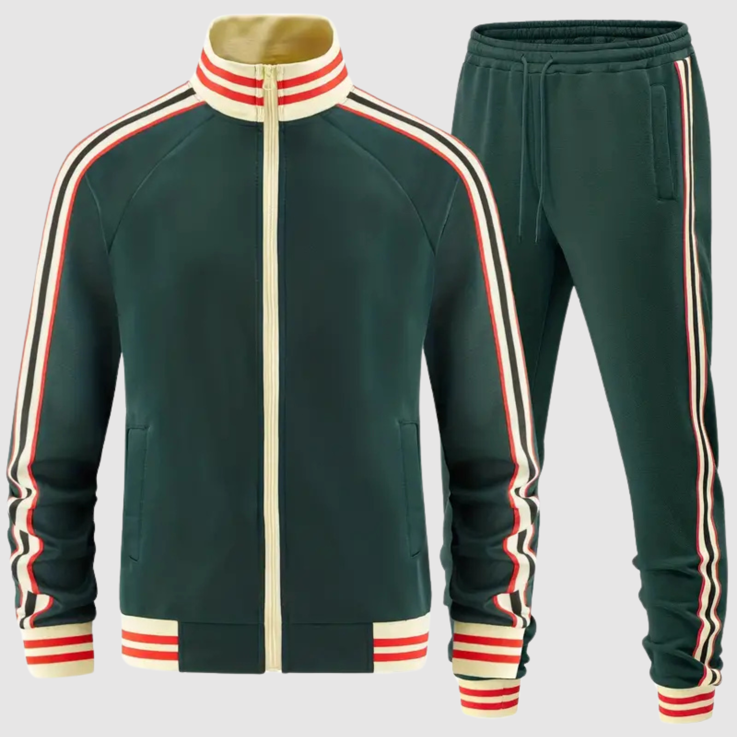 Oscar - Set aus gestreiftem Trainingsanzug und Sporthose für Herren 1