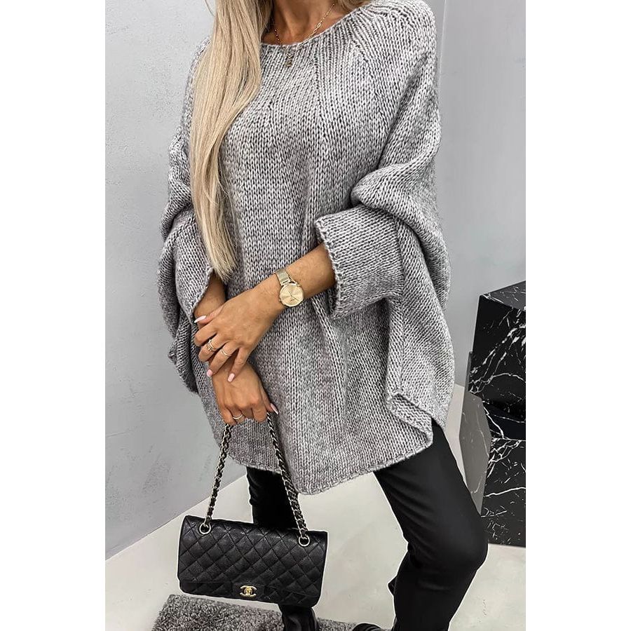 Oversized Spätsommer-Pullover