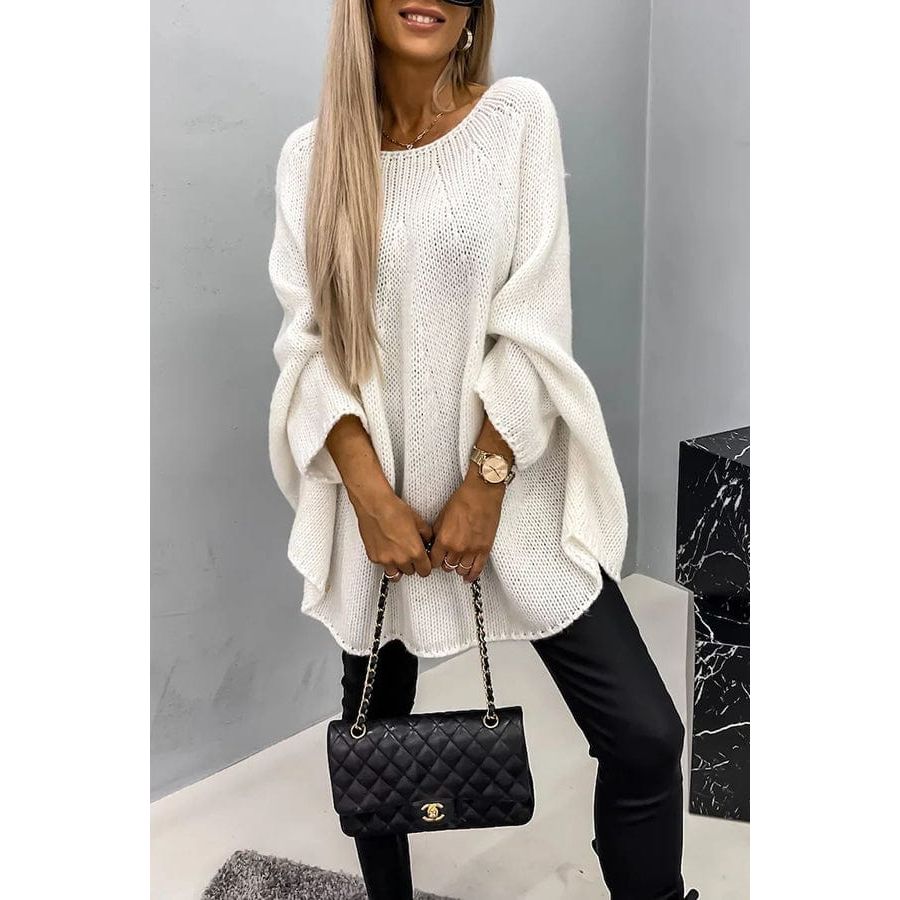 Oversized Spätsommer-Pullover