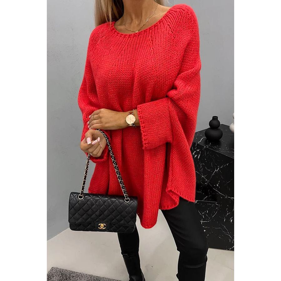 Oversized Spätsommer-Pullover