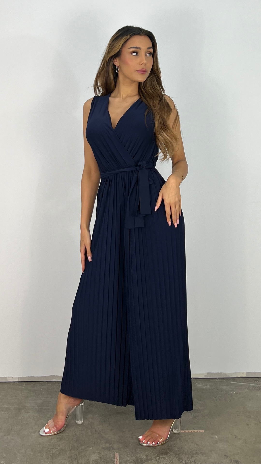PLISSEE JUMPSUIT