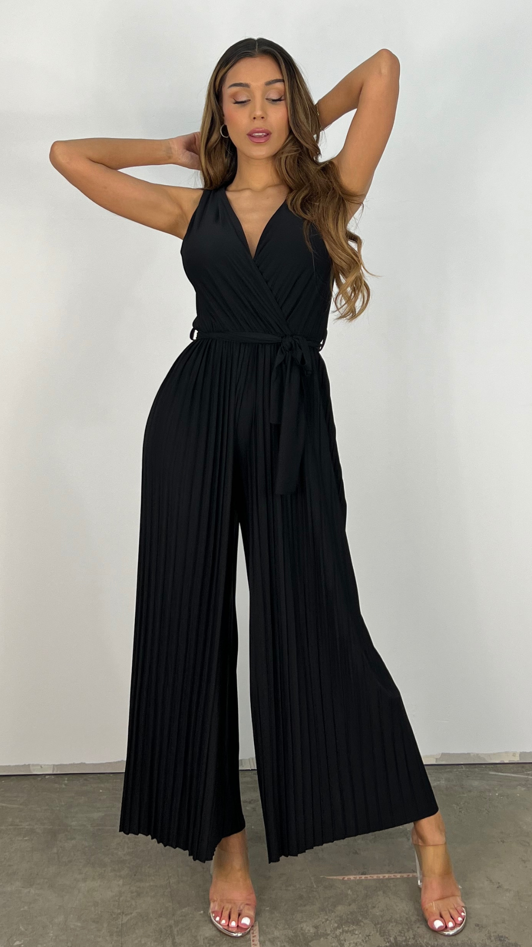 PLISSEE JUMPSUIT