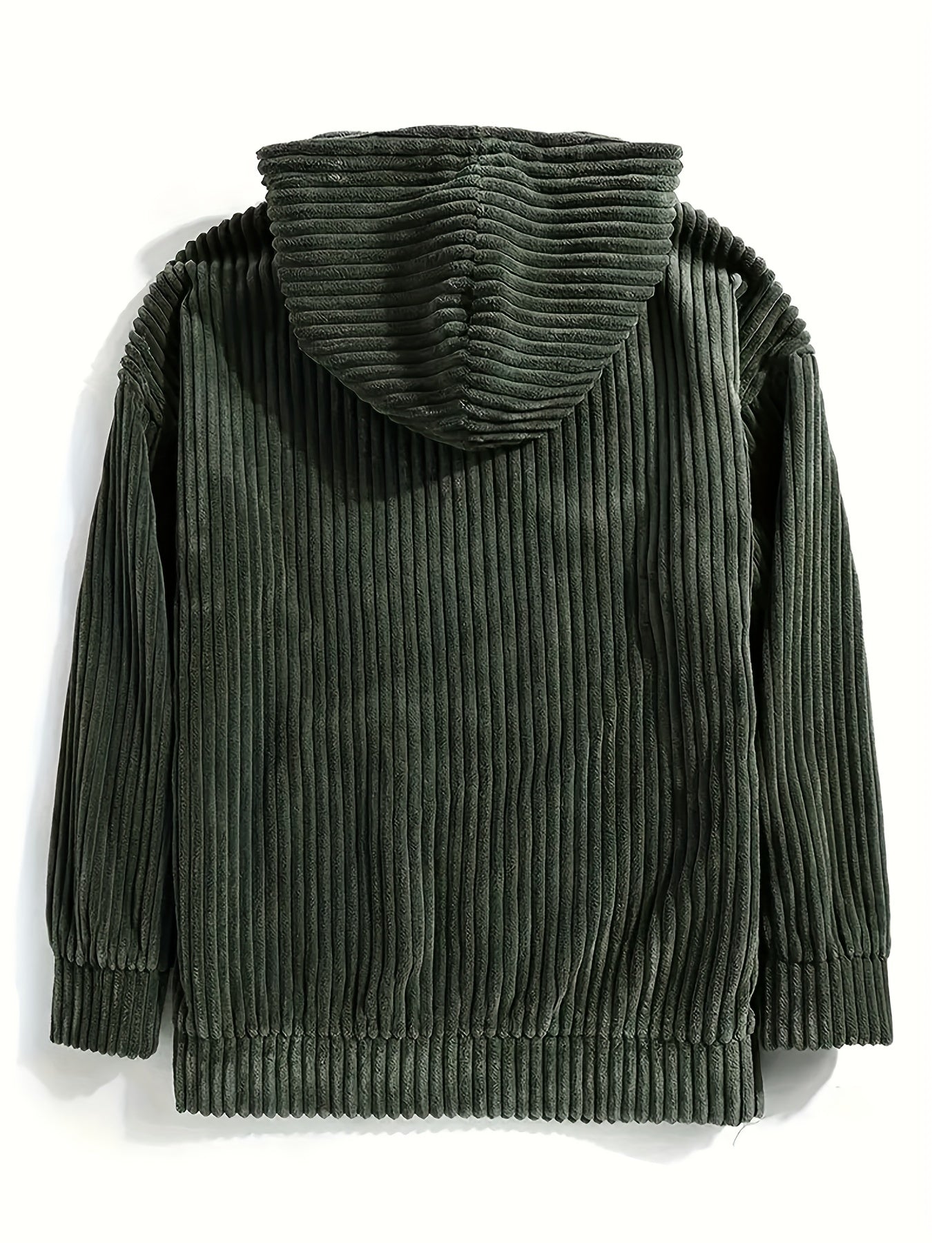 PULLOVER MIT KAPUZE AUS CORD