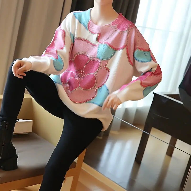 Paige - Feiner Rundhals-Pullover mit langen Ärmeln