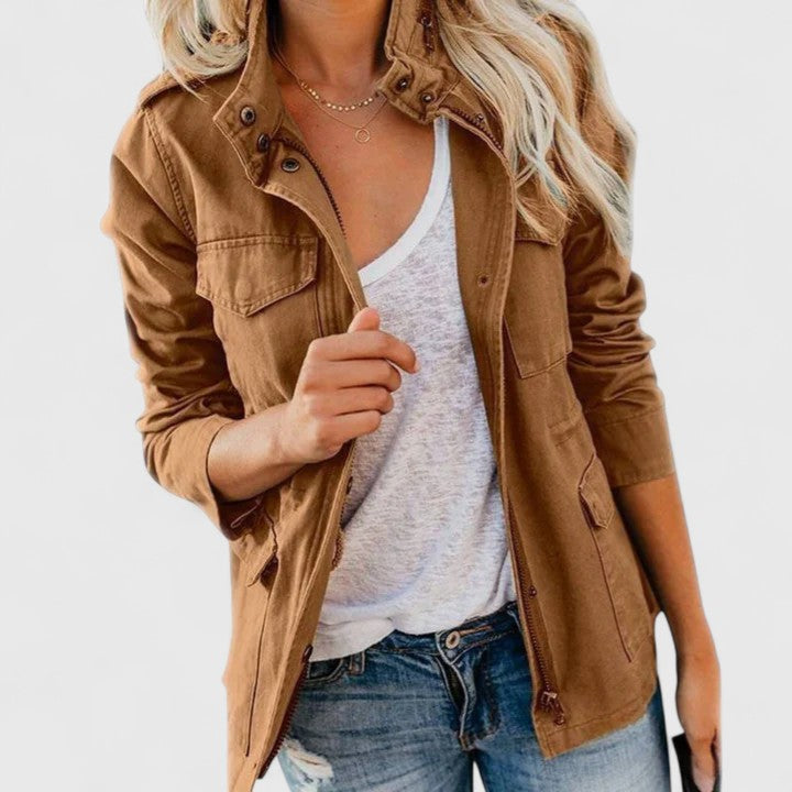 Parka Damen | Pattentaschen & Taillenkordel 9