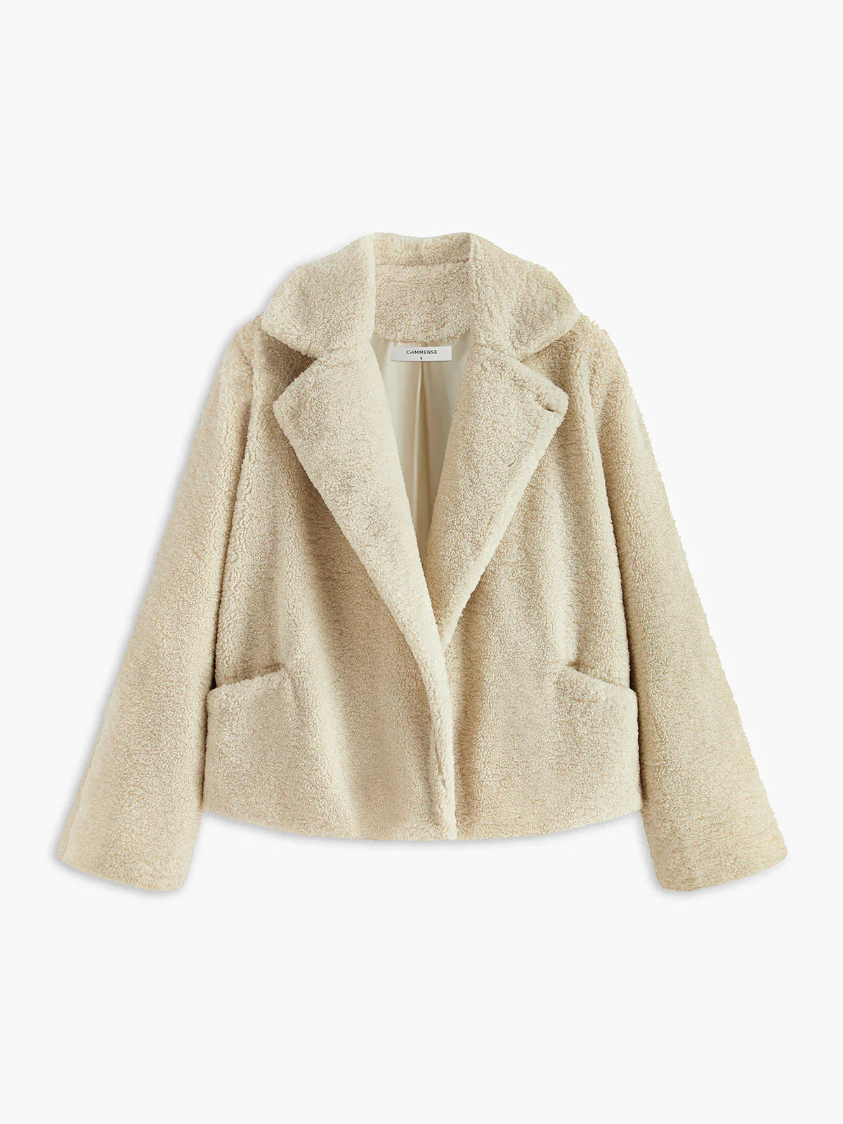 Penelope - Damen Teddyjacke mit Stehkragen