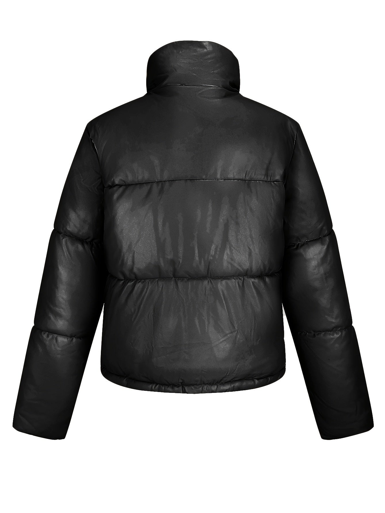Piper - Vegane Leder-Puffer-Winterjacke