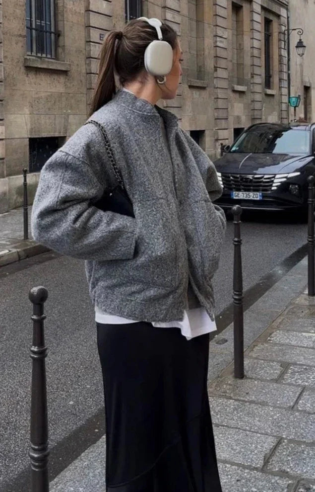 Pippa - Stylische Vintage-Bomberjacke