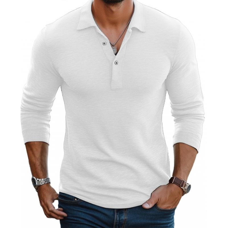 Polo Shirt Herren | Langarm, Slim Fit & klassischer Polokragen