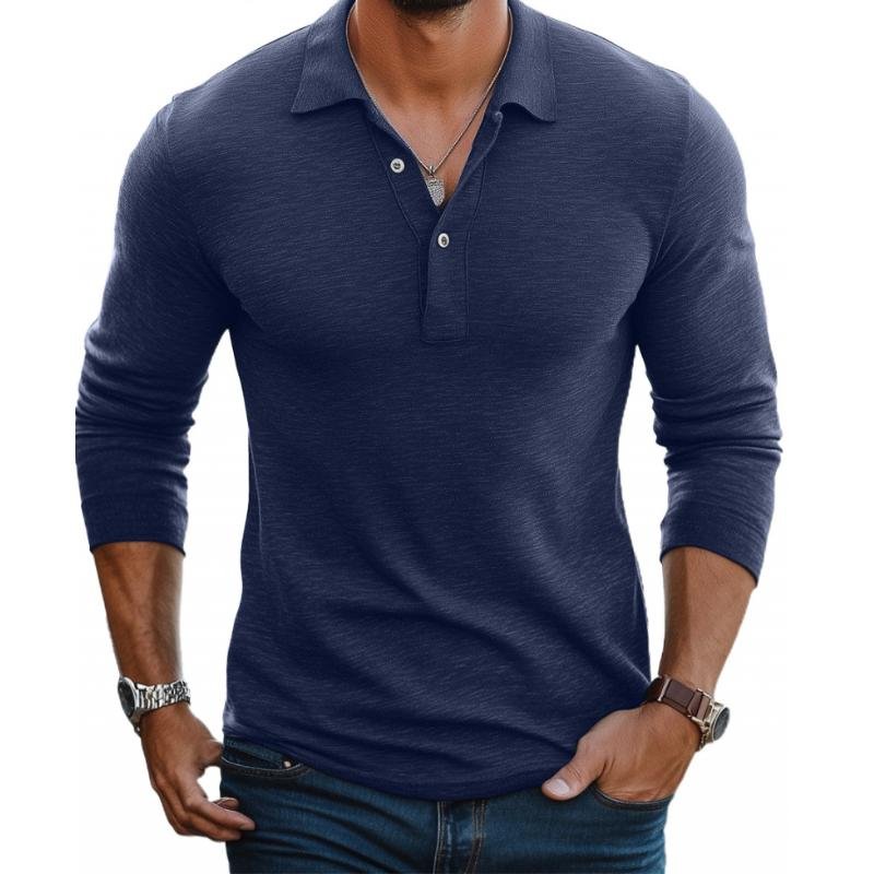 Polo Shirt Herren | Langarm, Slim Fit & klassischer Polokragen