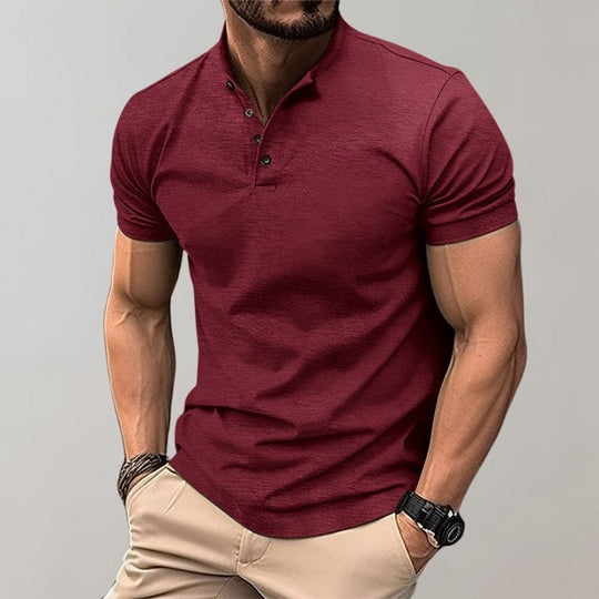 Polo Shirt Herren | Stehkragen & Figurbetonte Passform