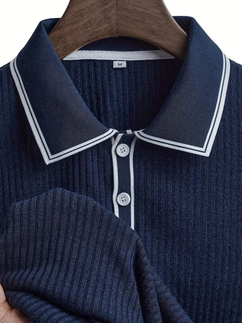 Polohemd Herren | Gerippt & Elegant
