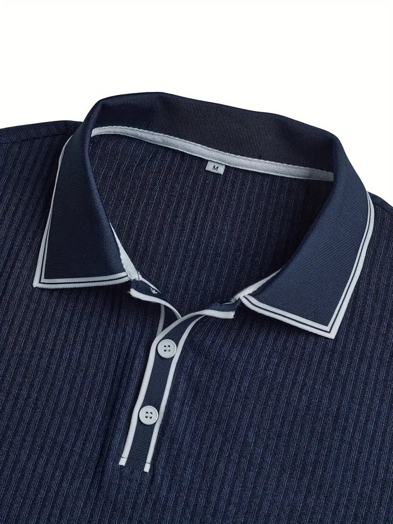Polohemd Herren | Gerippt & Elegant