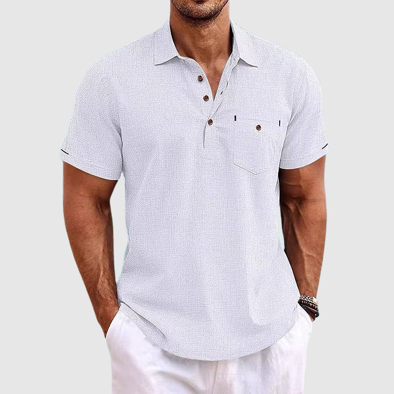 Polohemd Herren | Leinen & Sommerlich