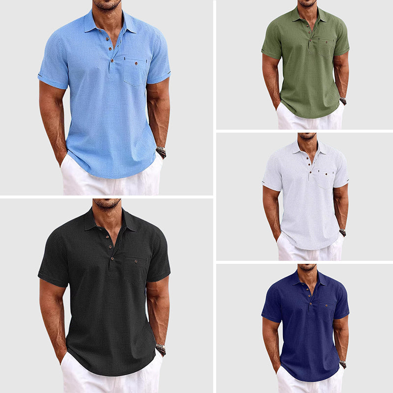 Polohemd Herren | Leinen & Sommerlich