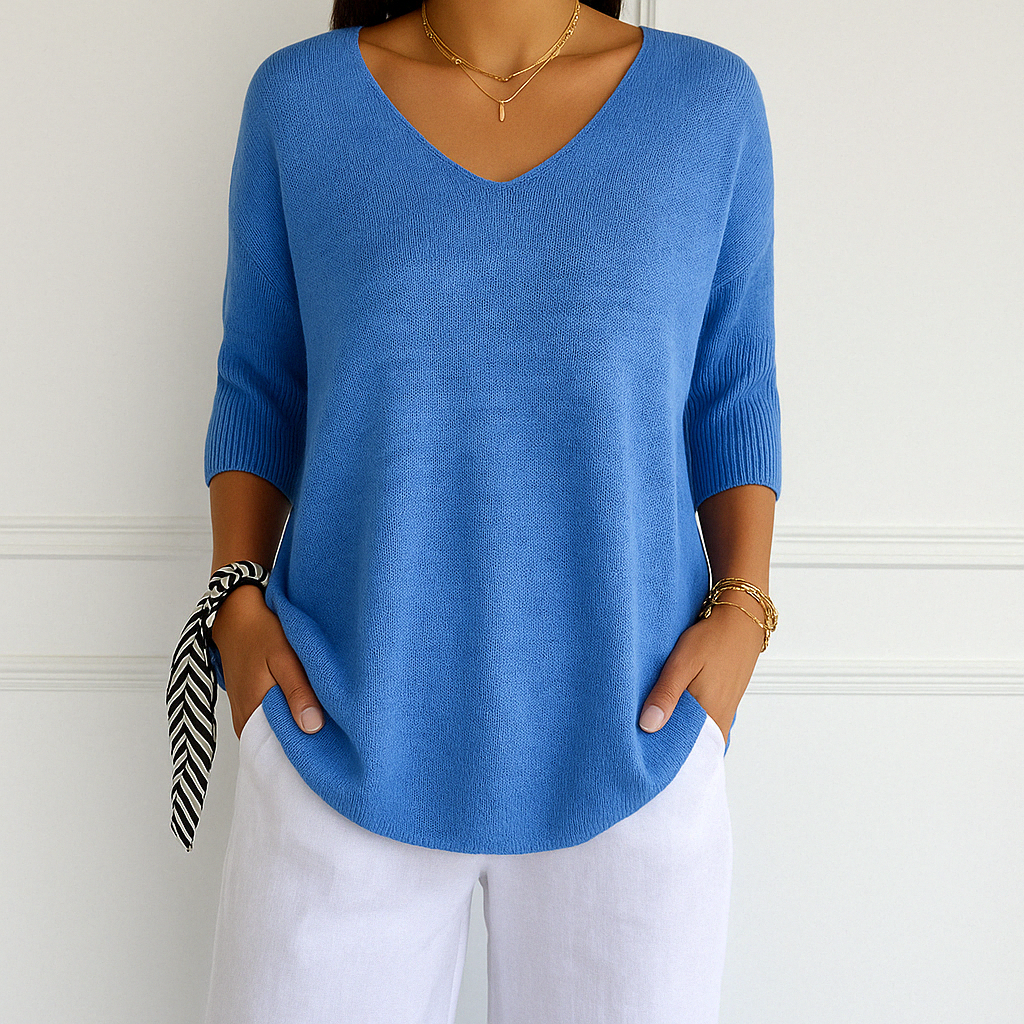 Pullover Damen | Kurze Ärmel & Lockerer Schnitt