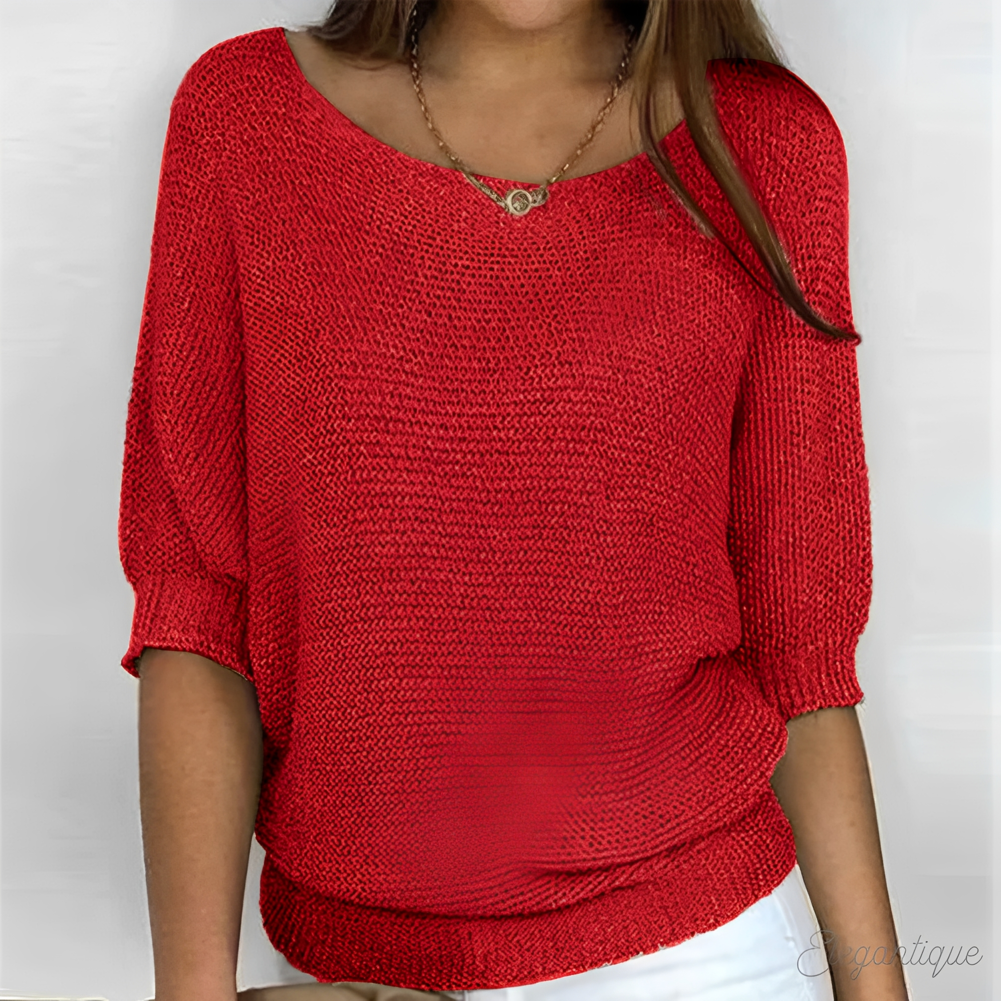 Pullover Damen | Lockerer Schnitt & Halbarm