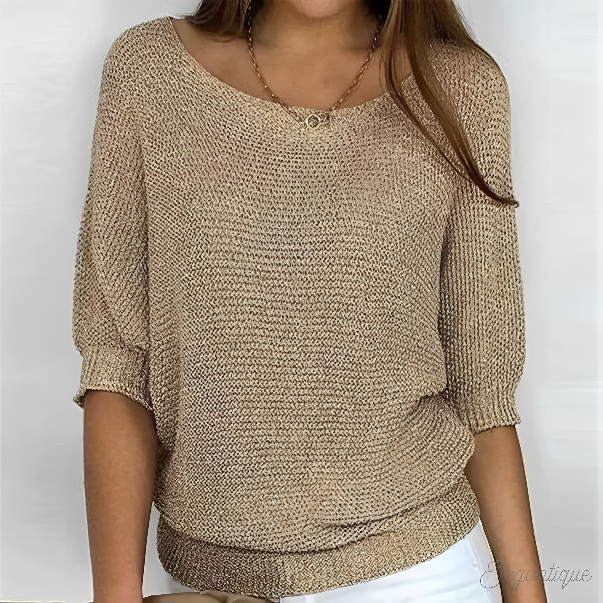 Pullover Damen | Lockerer Schnitt & Halbarm