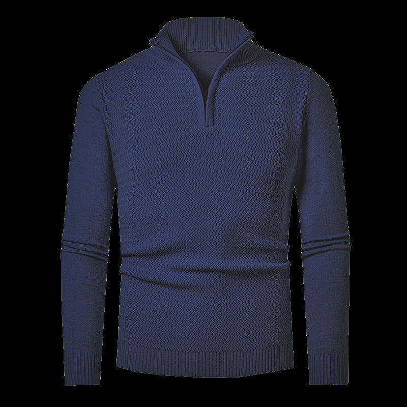 Pullover Herren | Wellenstruktur & Halbzip 13