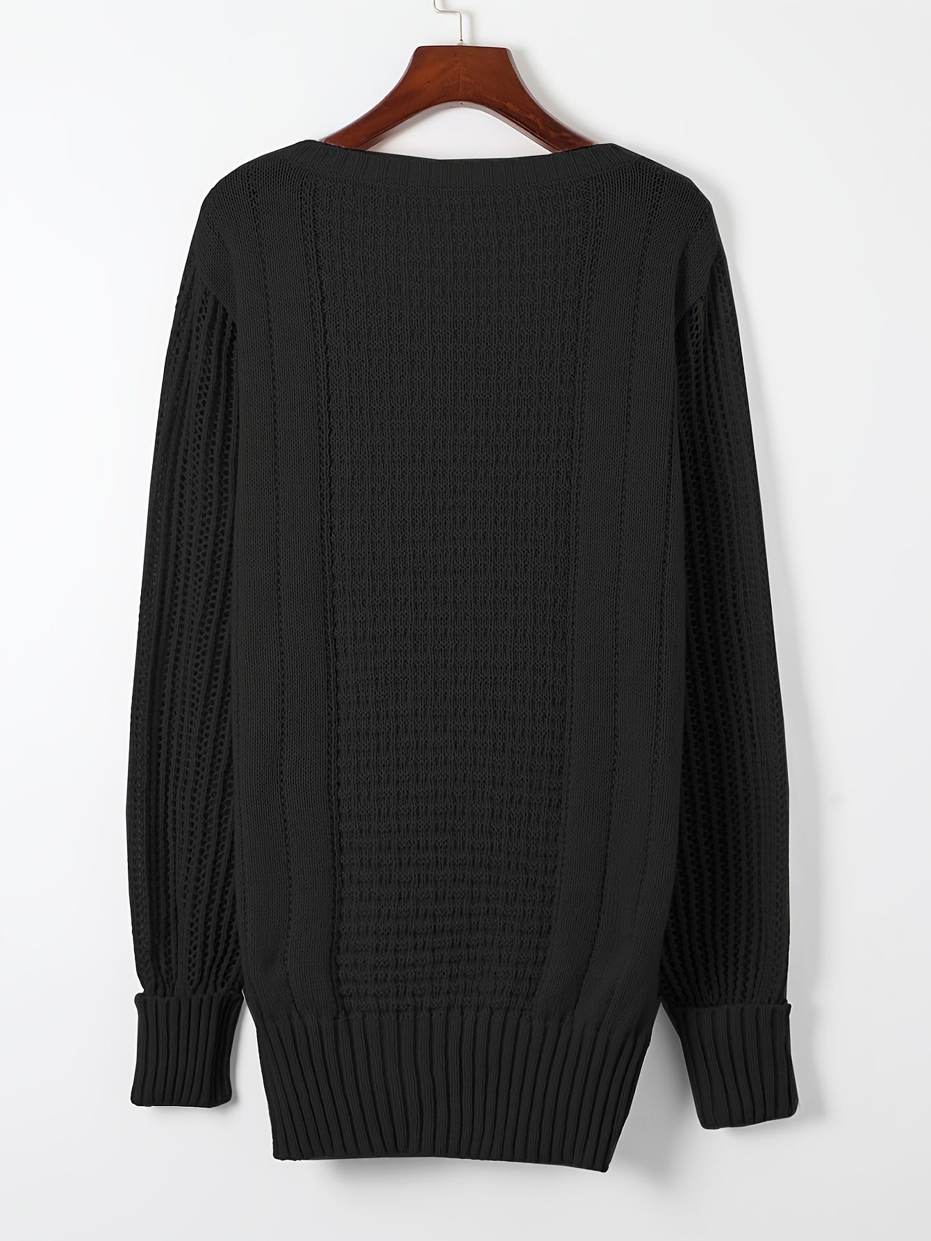 Pulloverkleid mit Zopfmuster, elegantes Strickkleid