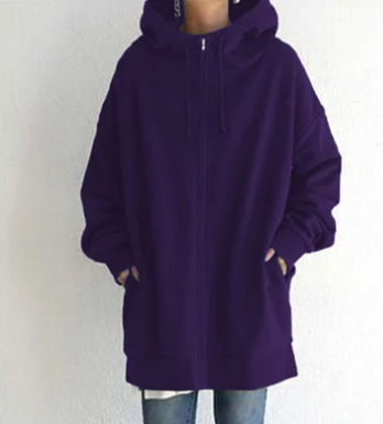Hoodie Damen mit Reißverschluss | Warm & Bequem 58