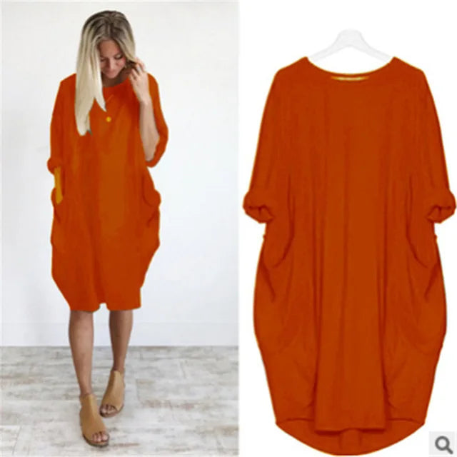 Raffiniertes bauchbedeckendes Kleid
