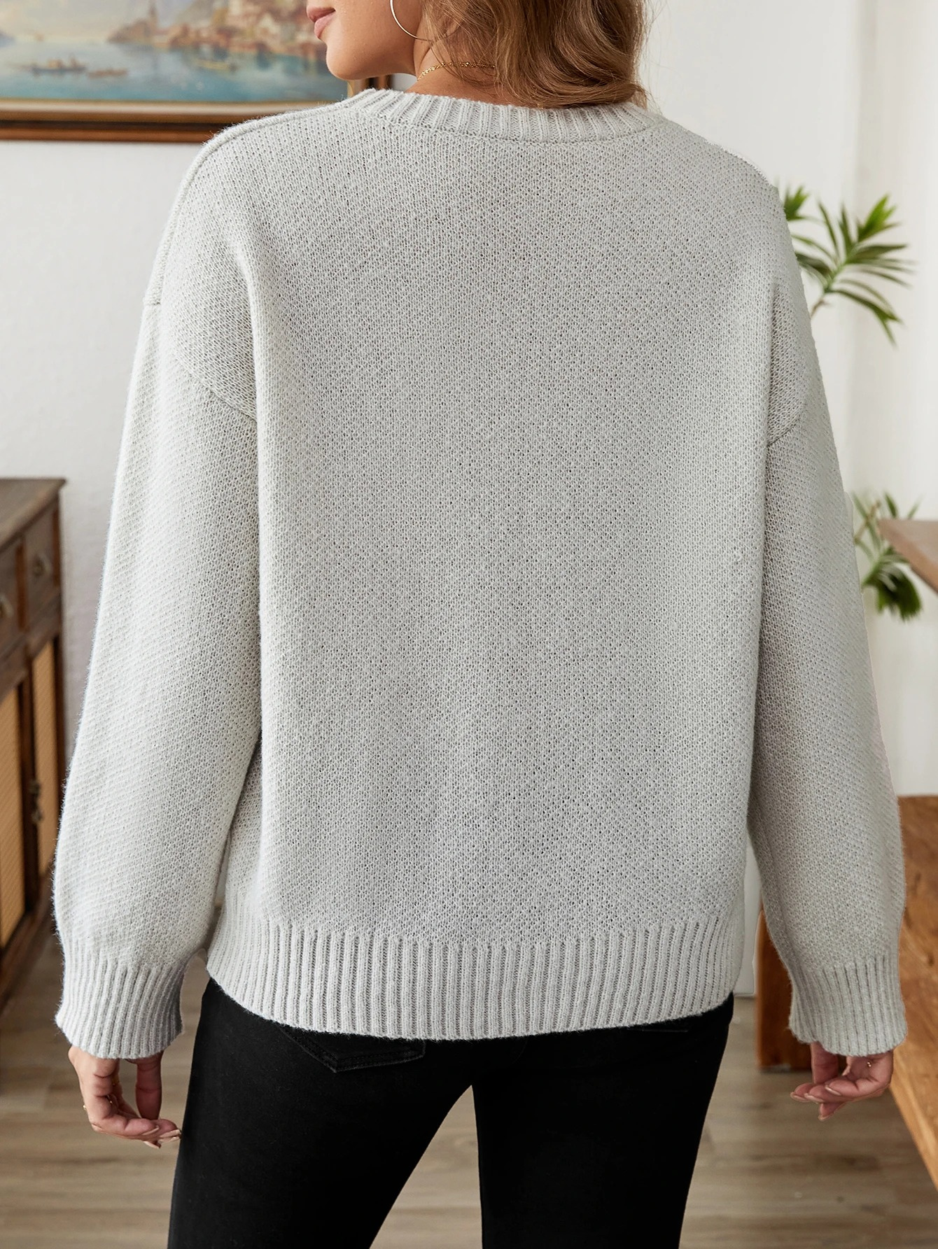 Reese - Weicher Strickpullover mit Herzmuster