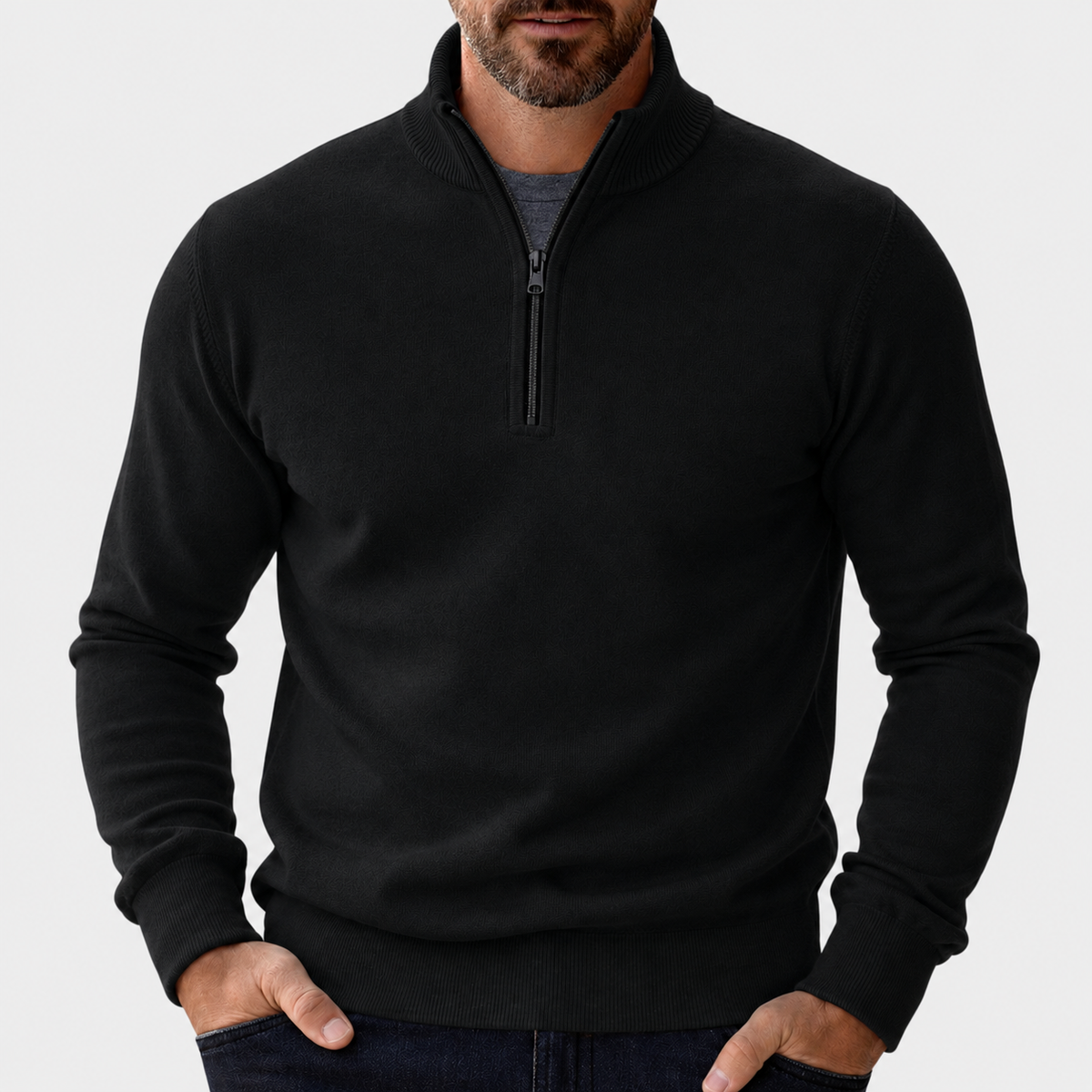 Reißverschluss Pullover Herren | Bequeme Bewegungsfreiheit