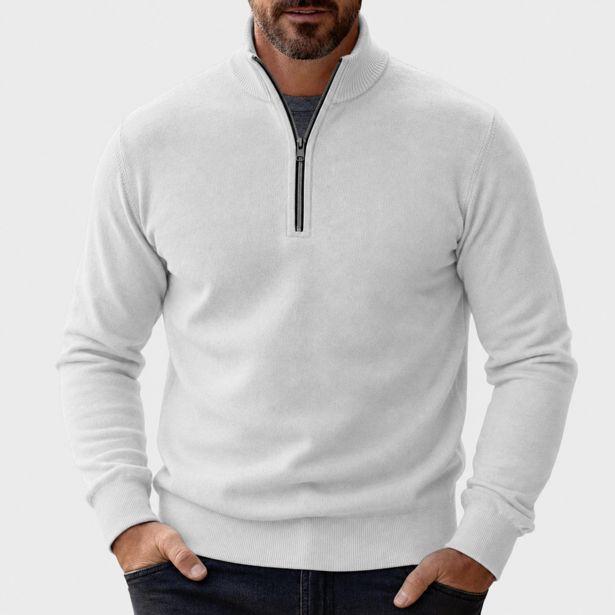 Reißverschluss Pullover Herren | Bequeme Bewegungsfreiheit