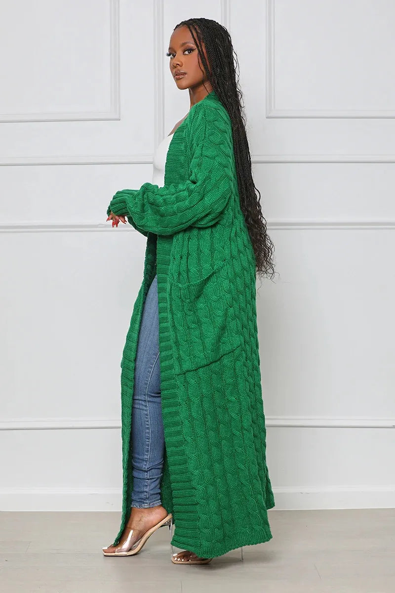 Rita - Elegante Lange Strickjacke für Damen