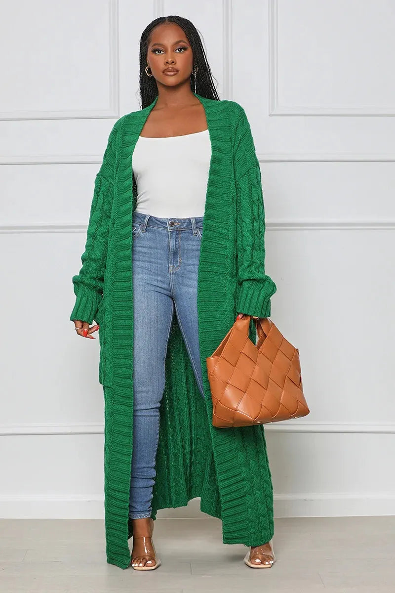 Rita - Elegante Lange Strickjacke für Damen