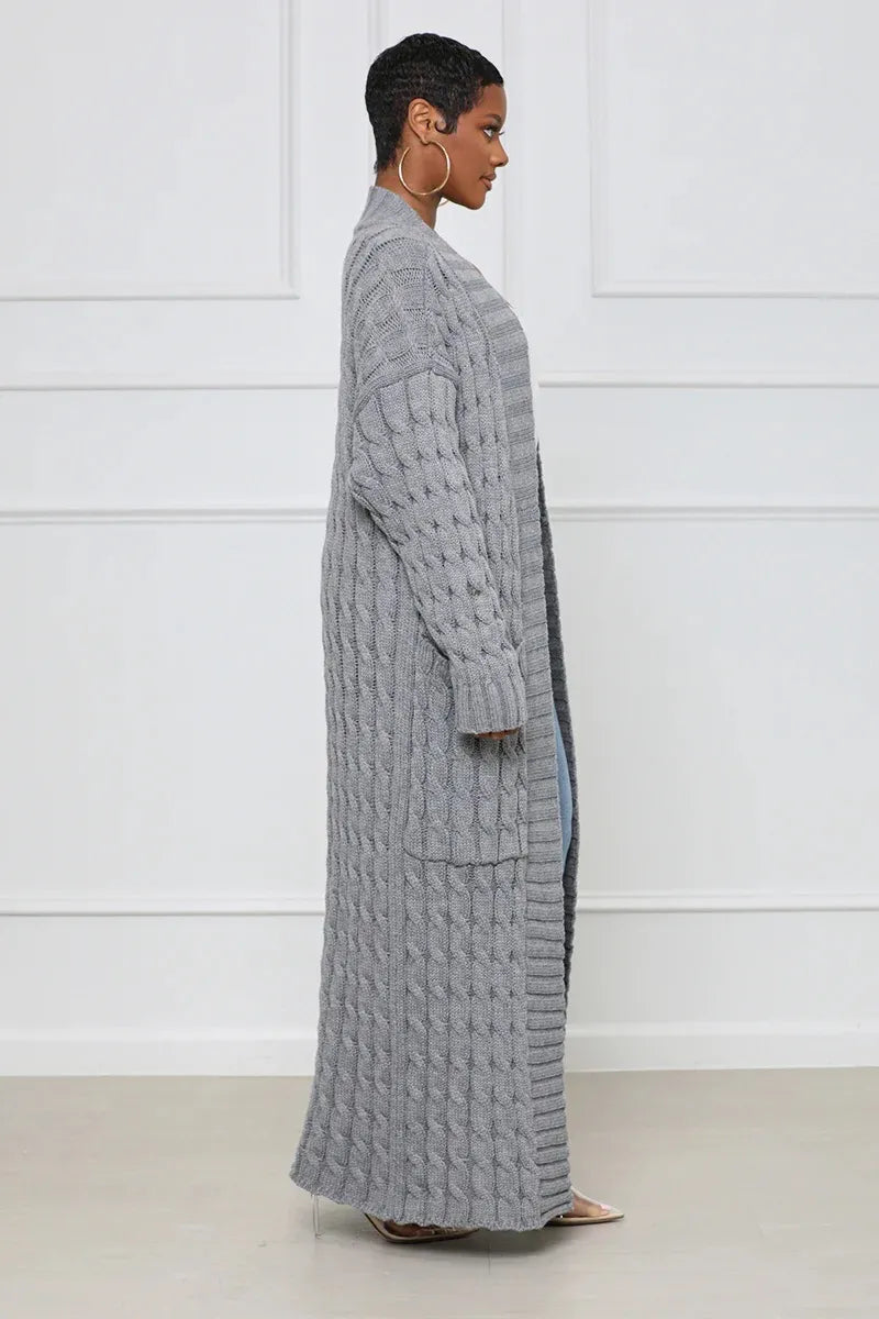 Rita - Elegante Lange Strickjacke für Damen