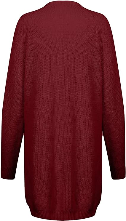 Rollkragen-Strickkleid in breiter Passform