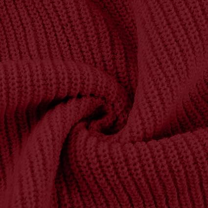 Rollkragen-Strickkleid in breiter Passform