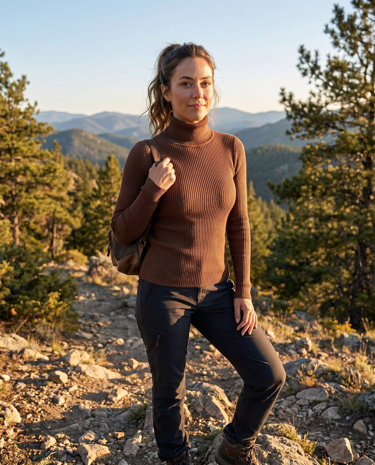 Rollkragenpullover Damen | Gerippt & Elegant