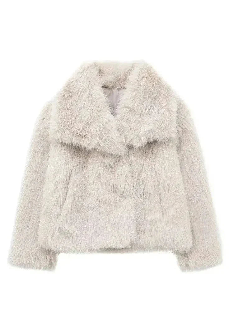 Rosie - Stylische Streetwear-Pelzjacke