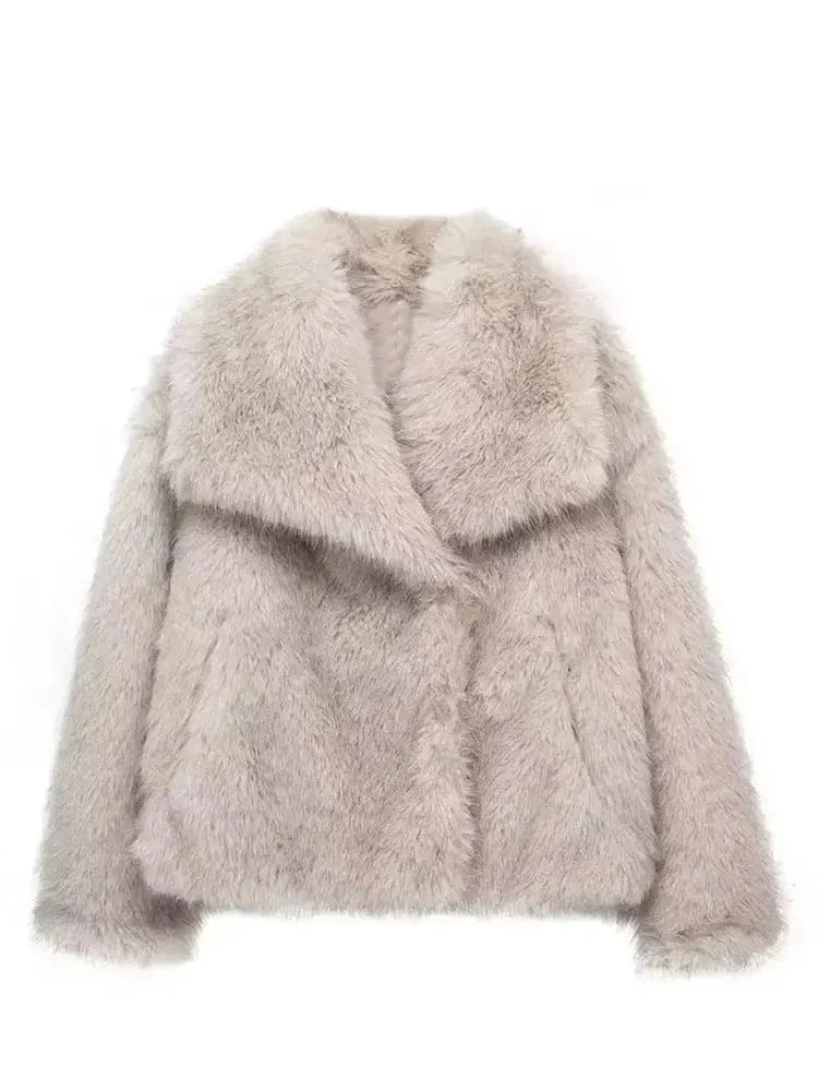 Rosie - Stylische Streetwear-Pelzjacke