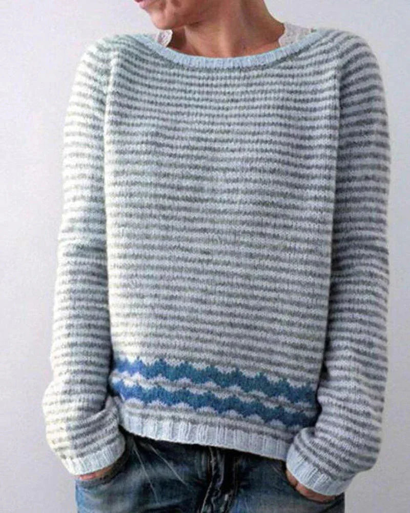 Weihnachtspullover Damen | Nordisches Muster 5