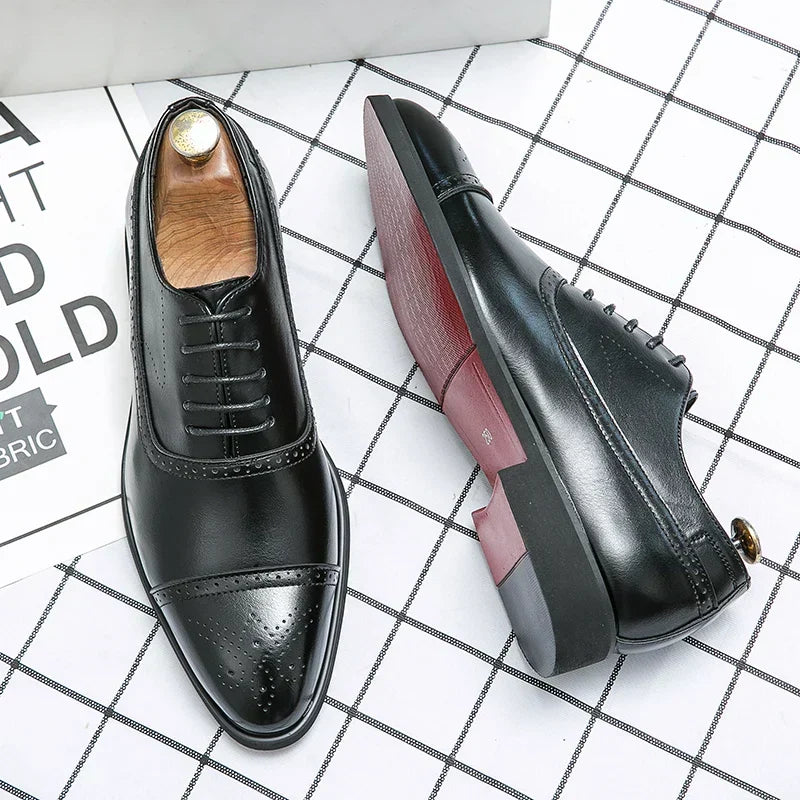 Business Schuhe Herren | Klassisches Brogue Design 5