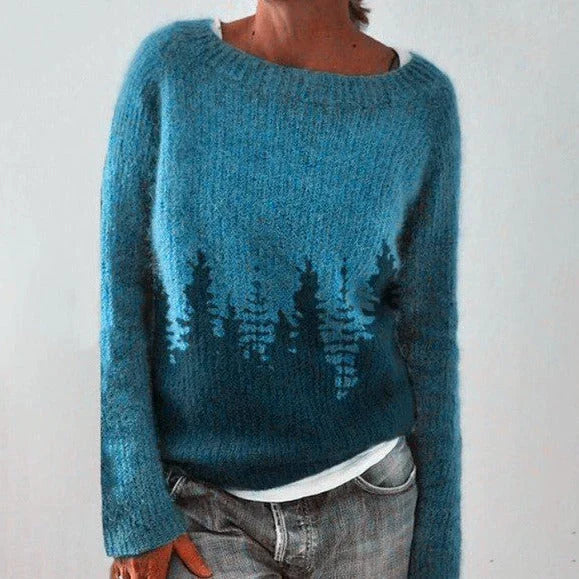 Weihnachtspullover Damen | Nordisches Muster 4