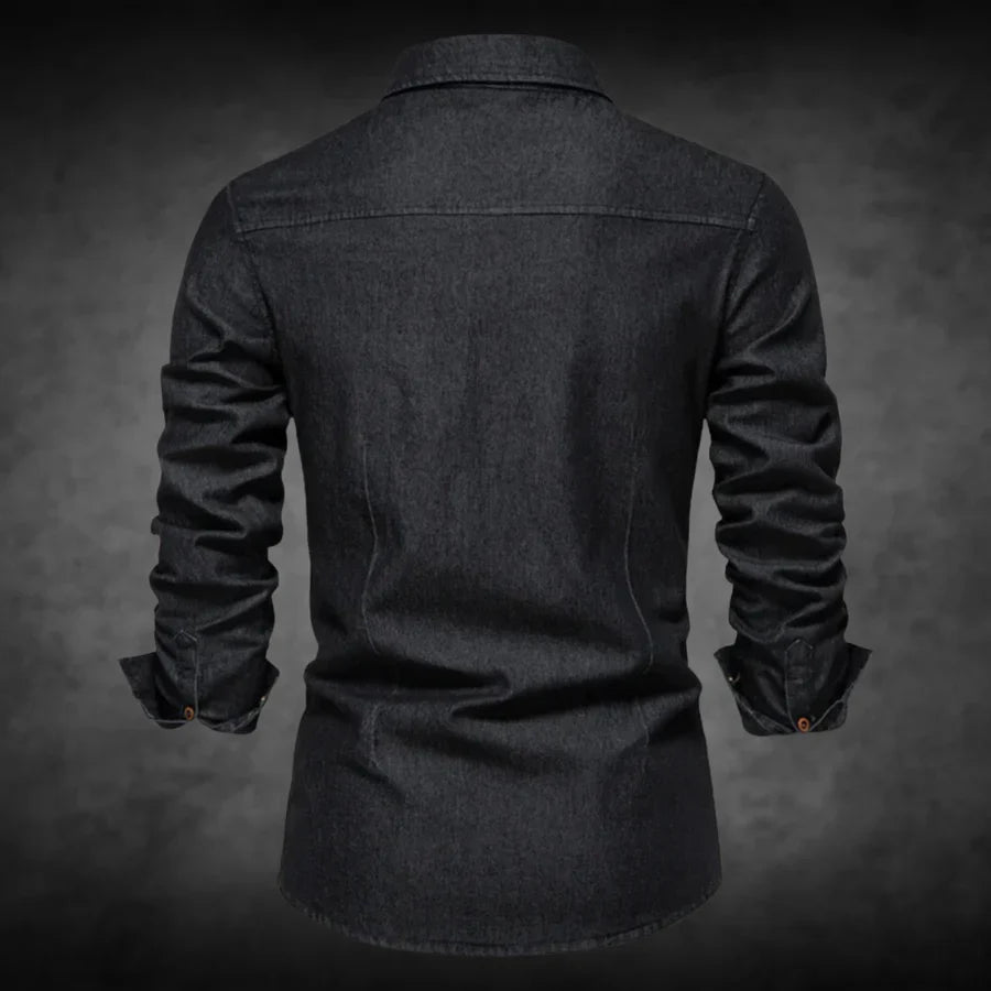 Jeanshemd Herren | Langarm & Robust 4