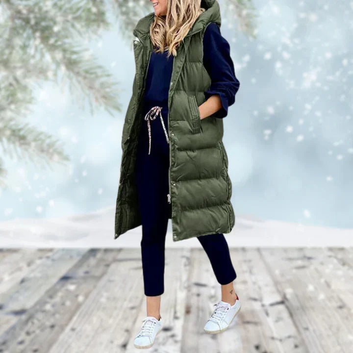 Gesteppte Longweste Damen | Warm & Leicht für den Winter 5