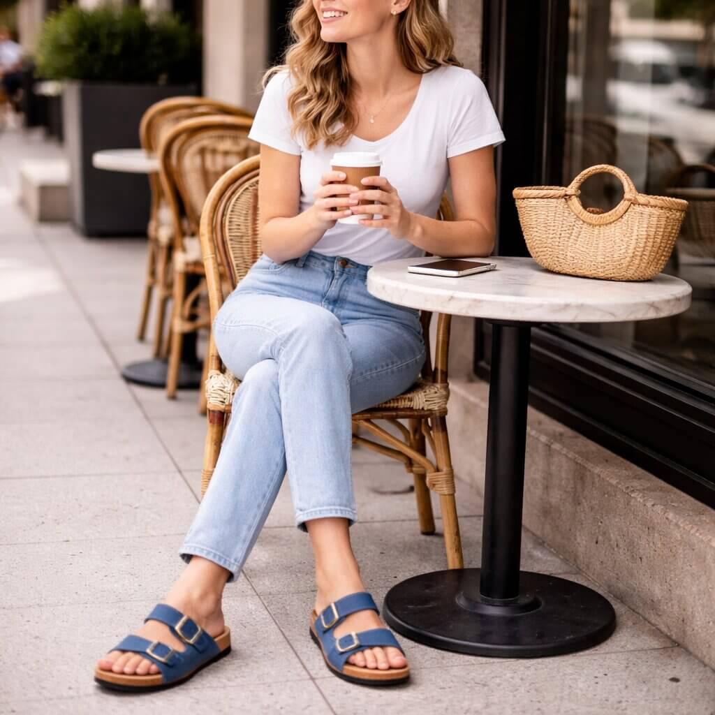 Sandalen Damen | Verstellbare Passform & Komfort-Fußbett