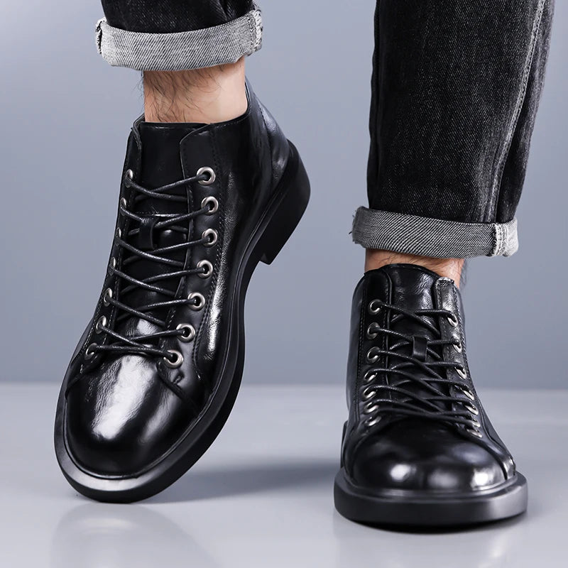 Schnürstiefel Herren | Robuste Sohle & Sicherer Halt 3